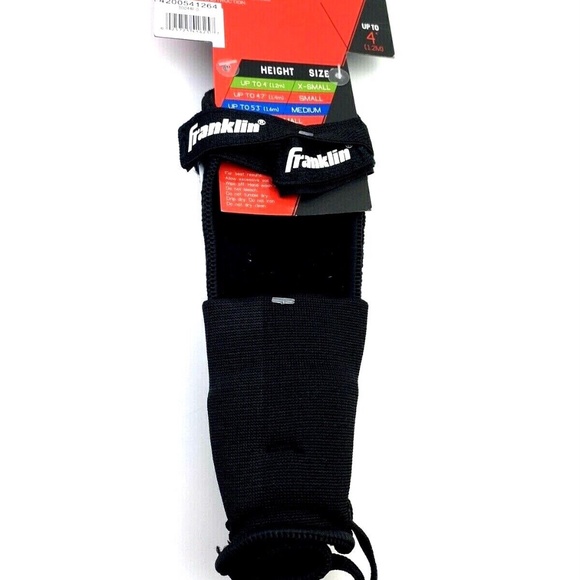 Shinguards X-Small Up To 4’ Franklin Sports Soccer Competition games children - Picture 6 of 8